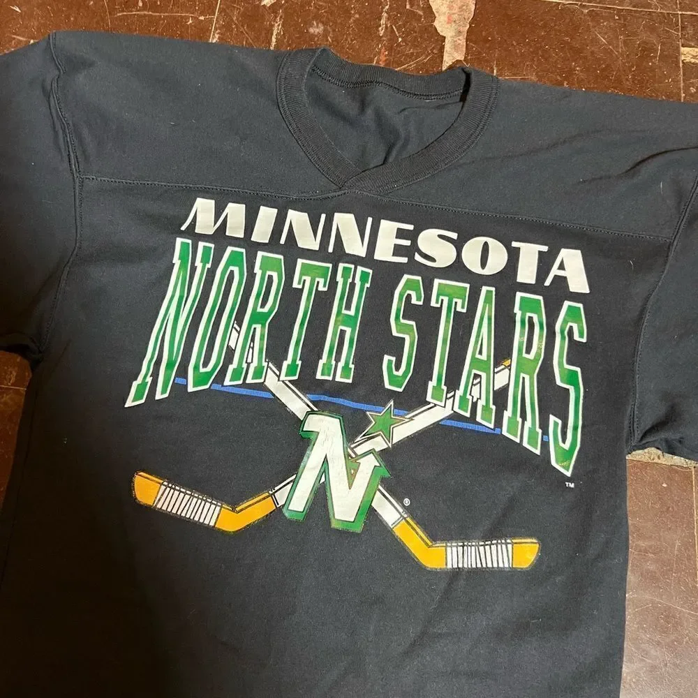 Vintage Minnesota North Stars Shirt - Picture 3 of 8